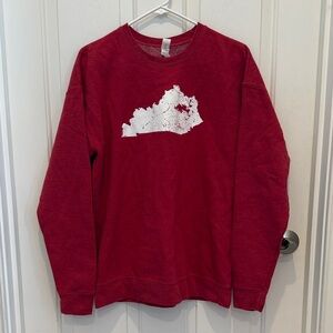 Red Graphic Sweater